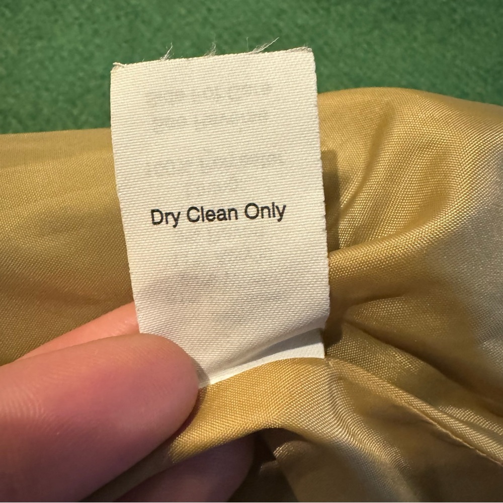 CAbi Cropped Pea Coat Wool Blend in Green - Picture 10 of 10